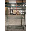 Image 1 : NEWLY ASSEMBLED GREEN EPOXY COATED METRO RACK