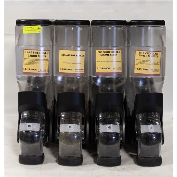 4 BULK BIN DISPENSERS
