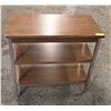 Image 1 : 3 SHELF STORAGE STAND 30X15X30