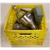 Image 1 : MILK CRATE OF ASSORTED RESTAURANT WARES