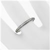 Image 3 : New 14K White Gold .85 ctw Diamond 2.30mm Domed 3 Row Eternity Wedding Band Ring