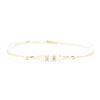 1.60 ctw Opal and Diamond Bracelet - 14KT Yellow Gold