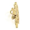 Image 3 : 14k Gold 0.09 ctw Diamond Polished Butterfly w/ Open Work Wings Brooch Pin Penda