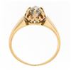 Image 8 : Antique Victorian 18k Gold 0.65 ctw Old Mine Prong Set Diamond Engagement Ring