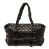 Chanel Black Quilted Lambskin Ligne Lady Braid XL Tote Bag