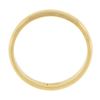 Image 5 : Classic 14k Yellow Gold 3.5mm Domed Polished w/ Milgrain Stack Wedding Band Ring