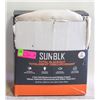 Image 1 : SUNBLK 2 PANEL TOTAL BLACKOUT CURTAINS 52 X 90"