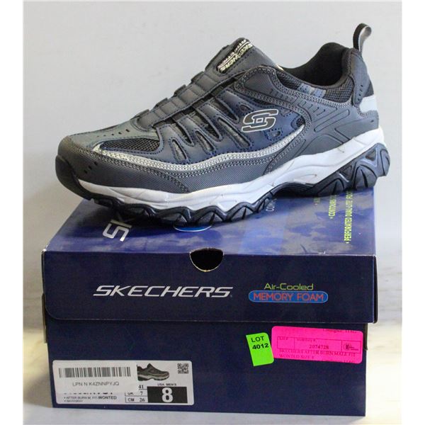 SKECHERS AFTER BURN MALE FIT WONTED SIZE 8