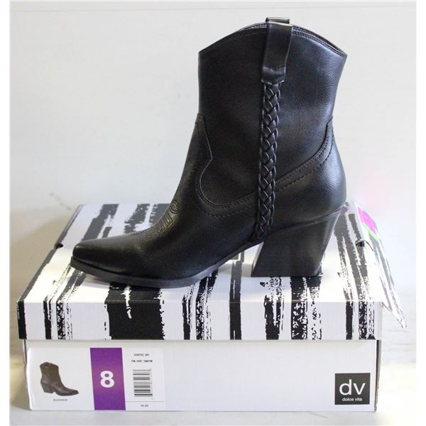WOMENS DOLCE VITA BLACK SIZE 8 BOOTS