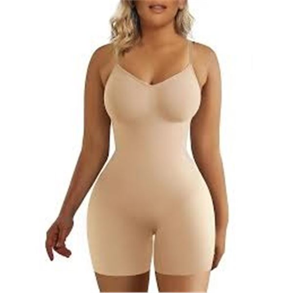 NEW SHAPERX WOMEN BODY SHAPER BEIGE 2XL