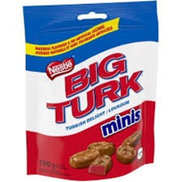 NEW 4 X 180G NESTLE BIG TURK TURKISH DELIGHT MINIS