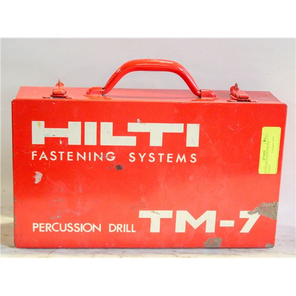 VINTAGE HILTI TOOLS METAL TOOLBOX