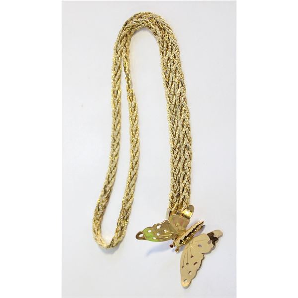 ESTATE HALLMARKED BUTTERFLY &