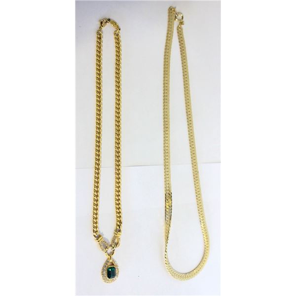 ESTATE HALLMARKED MIX NECKLACES TOGETHER