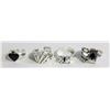 Image 1 : SET OF 4 ROYAL CASINO STYLE RINGS