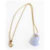 Image 1 : AGATE GEMSTONE SNUFF BOTTLE PENDANT NECKLACE