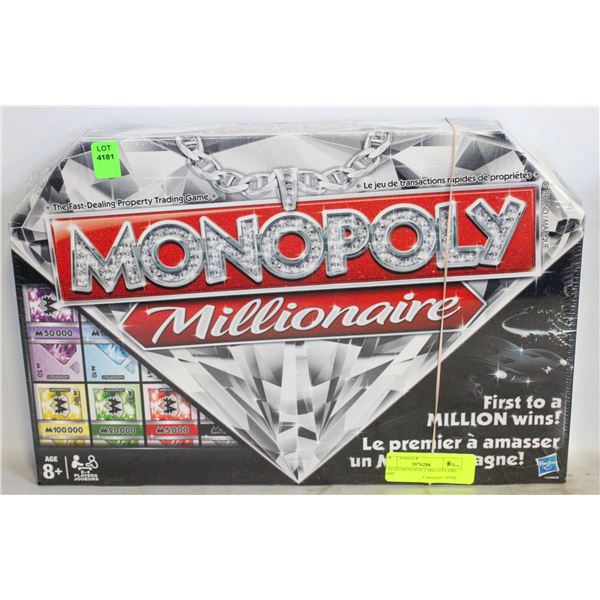 SEALED MONOPOLY MILLIONAIRE GAME