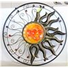 Image 1 : LARGE METAL SUN/MOON ART PIECE