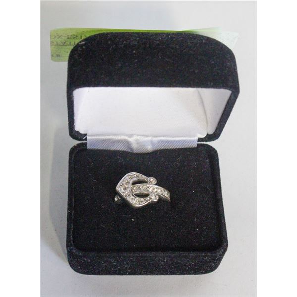 ESTATE HALLMARKED RING IN BOX-ESTATE