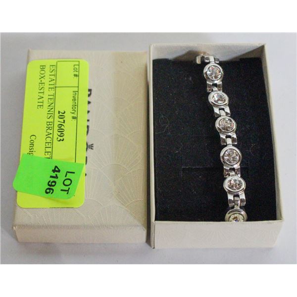 ESTATE TENNIS BRACELET IN BOX-ESTATE