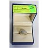 Image 1 : ESTATE PAVEA 925 SILVER RING IN BOX-ESTATE