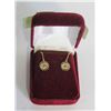 Image 1 : 925 SILVER PERIDOT EARRINGS IN BOX-ESTATE