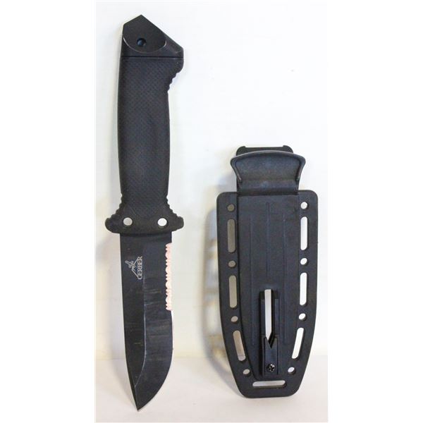 GERBER 10.5" MULTI PURPOSE MILITARY KNIFE W/SHEAT