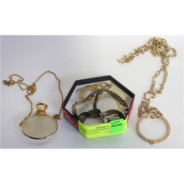 ESTATE HALLMARKED NECKLACE IN BOX-ESTATE