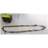 Image 1 : ESTATE COIN NECKLACE IN WOOD BOX-ESTATE