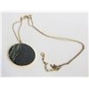 Image 1 : ESTATE JADE LARGE PENDANT NECKLACE IN BOX