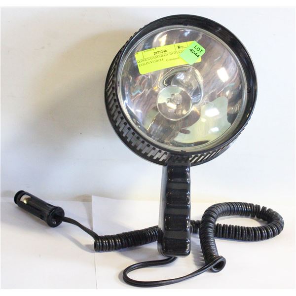 HALOGEN HANDHELD SPOTLIGHT- PLUGS IN VEHICLE