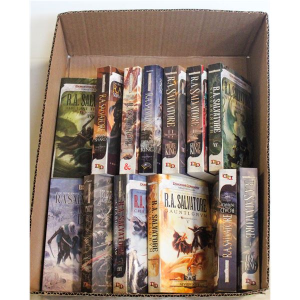 SCIENCE FICTION BOOKS BY R.A. SALVATORE- LOT OF