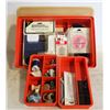 Image 1 : VINTAGE TUPPERWARE SEWING KIT W/ SUPPLIES