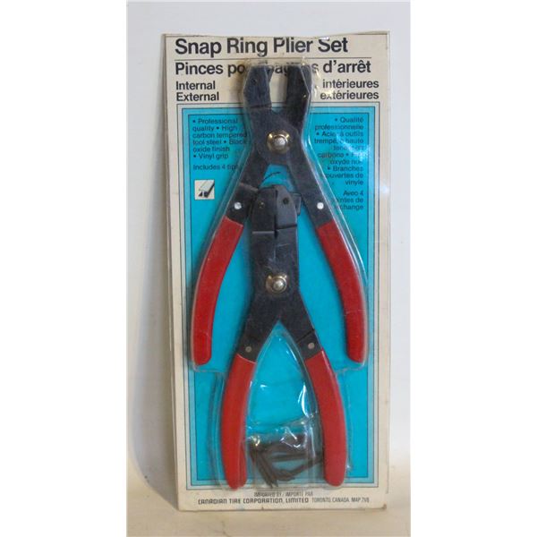 SNAP RING PLIER SET- NEW IN BOX