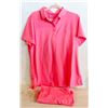 Image 1 : NEW 2PK OF WOMENS PINK GOLF SHIRTS XL + L