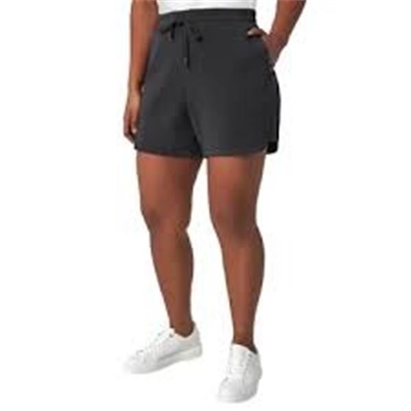 NEW MONDETTA HIGH-RISE SHORT BLACK LARGE SHORTS