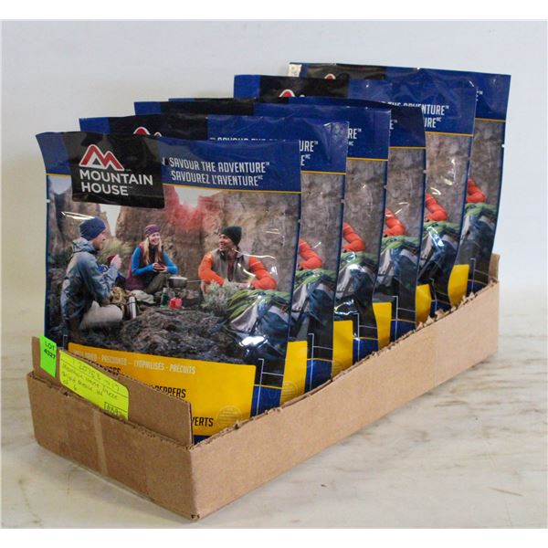 MOUNTIAN HOUSE FREEZE DRIED MEALS LOT OF 6