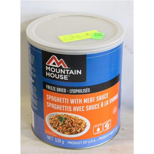 MOUNTAIN HOUSE FREEZE DRIED CANNED MEAL- 538 G