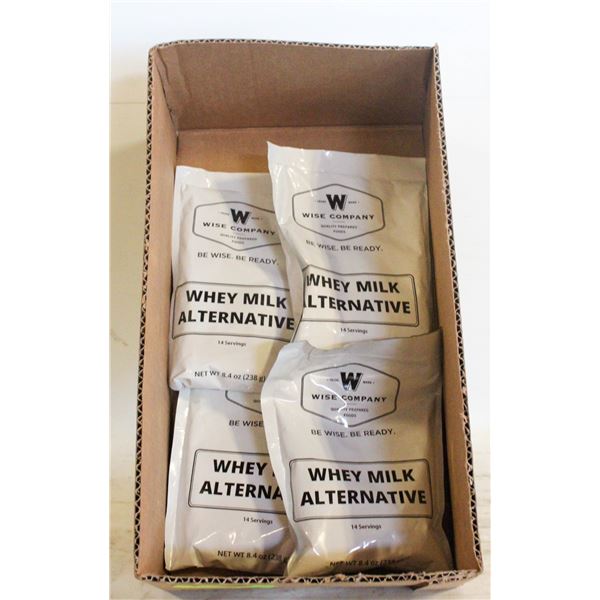 WISE COMPANY EMERGENCY FOODS WHEY MILK ALTERNATIVE