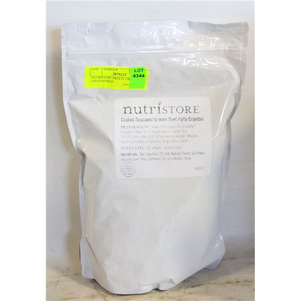 NUTRISTORE FREEZE DRIED FOOD- GROUND BEEF