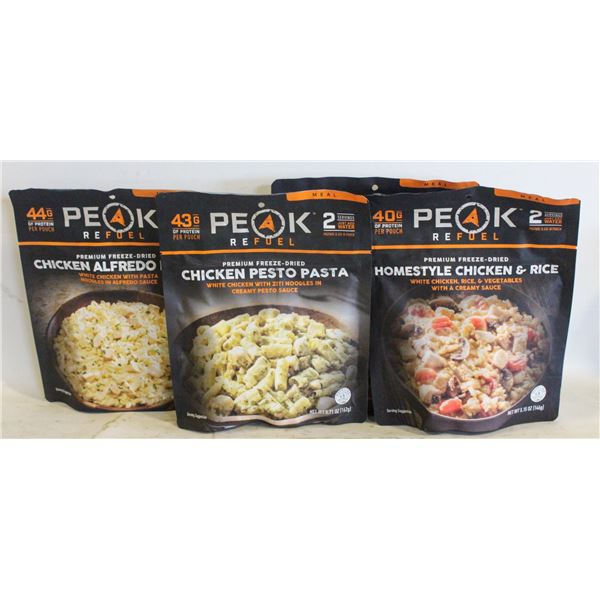 MOUNTAIN HOUSE FREEZE DRIED MEALS- LOT OF 4