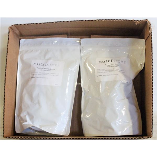 NUTRISTORE FREEZE DRIED FOOD- LOT OF 2