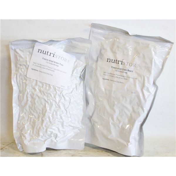 NUTRISTORE FREEZE DRIED FOOD- LOT OF 2