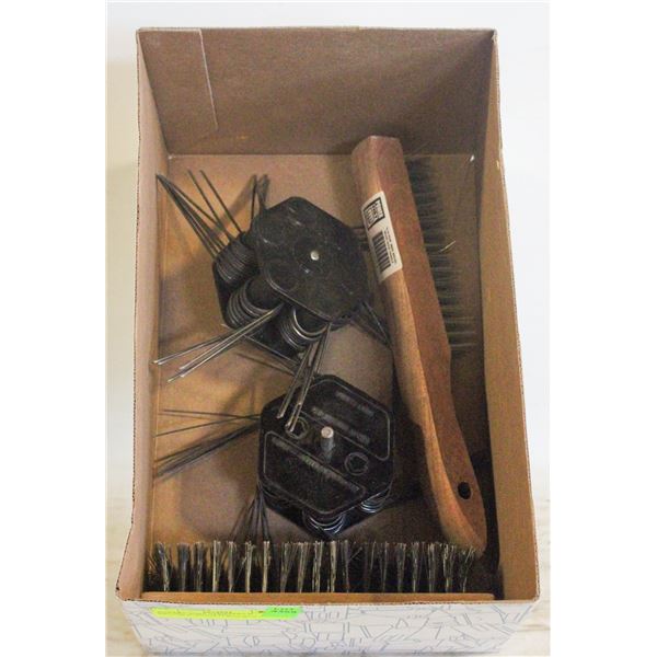 ROTARY WIRE STRIPPERS & BRUSHES- ASSORTED