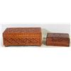 Image 1 : VINTAGE CARVED WOOD TRINKET BOXES