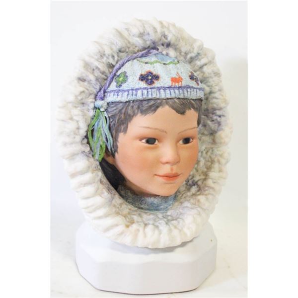 CYBIS "LITTLE POLAR BEAR" BISQUE PORCELAIN BUST