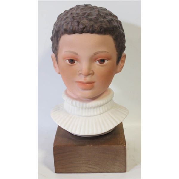 CYBIS "JASON" BISQUE PORCELAIN BUST