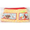 Image 1 : HOME-MADE QUILT MOOSE, CHIPMUNKS 34"X42"