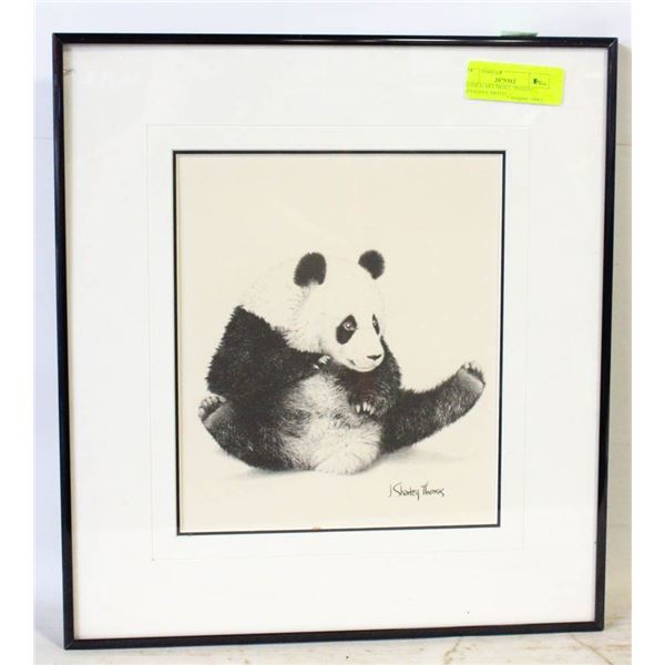 FRAMED ART PRINT- "PANDA"- CANADIAN ARTIST