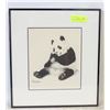 Image 1 : FRAMED ART PRINT- "PANDA"- CANADIAN ARTIST